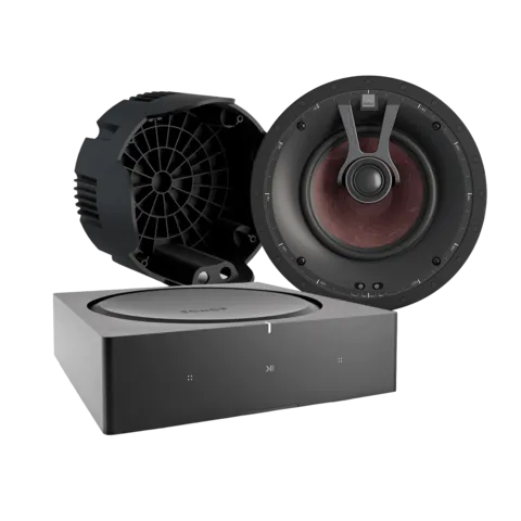 Amp + DALI PHANTOM K-60 + Backbox