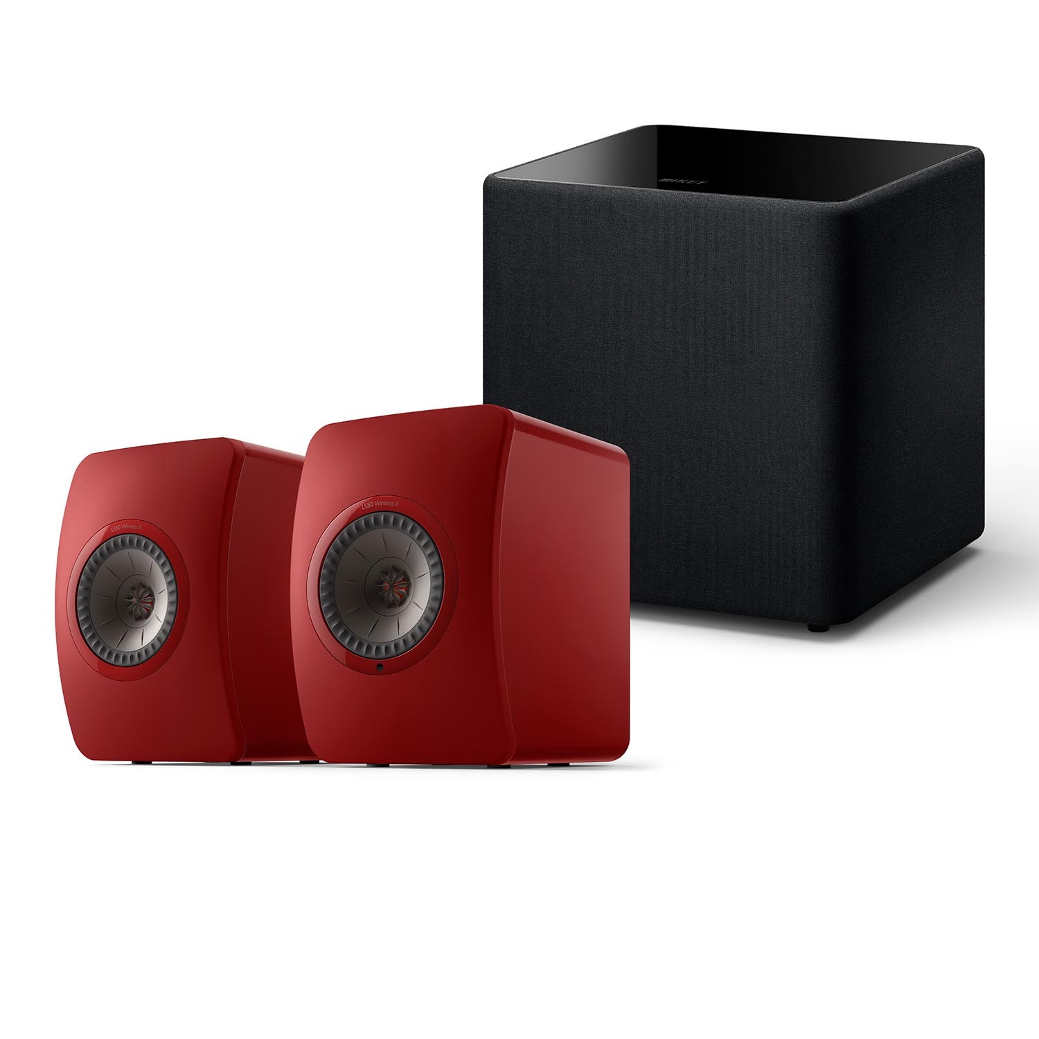 KEF LS50 W2 + KUBE 10 MIE Stereoanläggning till TV