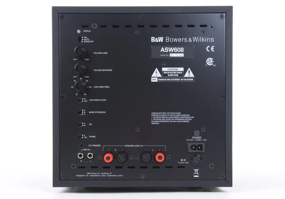 Kjøp Bowers & Wilkins ASW608 Subwoofer | 6 år garanti
