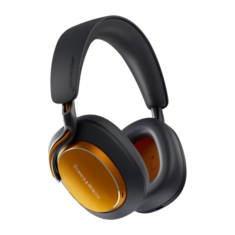 新品Bowers & WilkinsとMcLarenのコラボレーションPl5 Bowers & Wilkins Px8 McLaren Edition – over-ear op topniveau