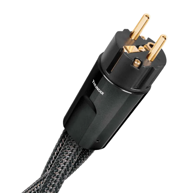Tertullus HiFi High End Netsnoer 1m C15 Cool Audio HiFi-voedingskabel met Schuko-stekker en koude apparaatconnector voor versterker, DVD-speler, AV-ontvanger Tertullus HiFi High End Netsnoer 1m C15 Cool Audio HiFi-voedingskabel met Schuko-stekker en koude apparaatconnector voor versterker, DVD-speler, AV-ontvanger