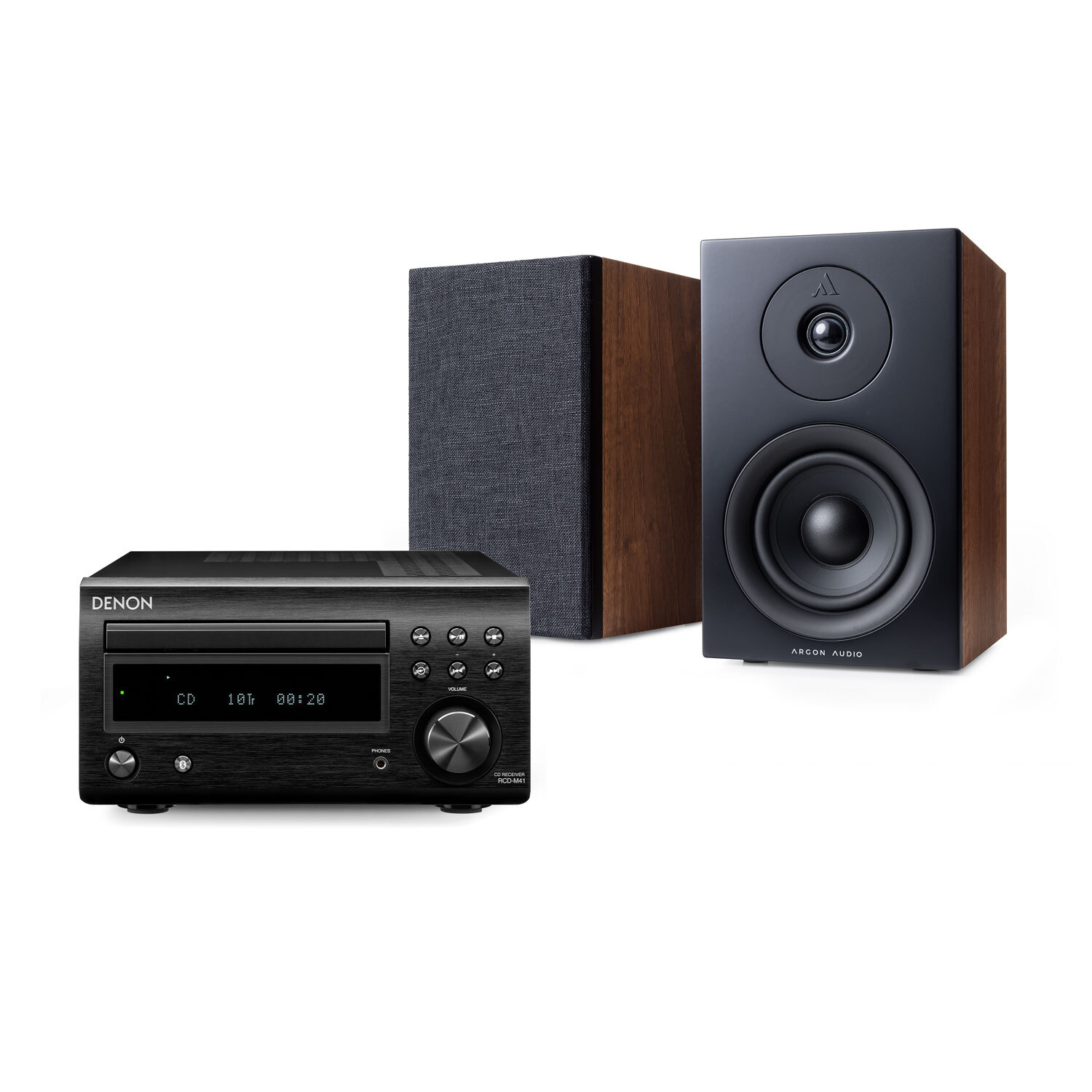 Denon RCD-M41 + FORUS4 Stereoanläggning