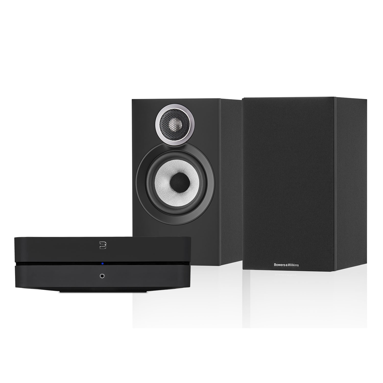 Bluesound N330 + Bowers & Wilkins 607S3 Stereoanläggning till TV