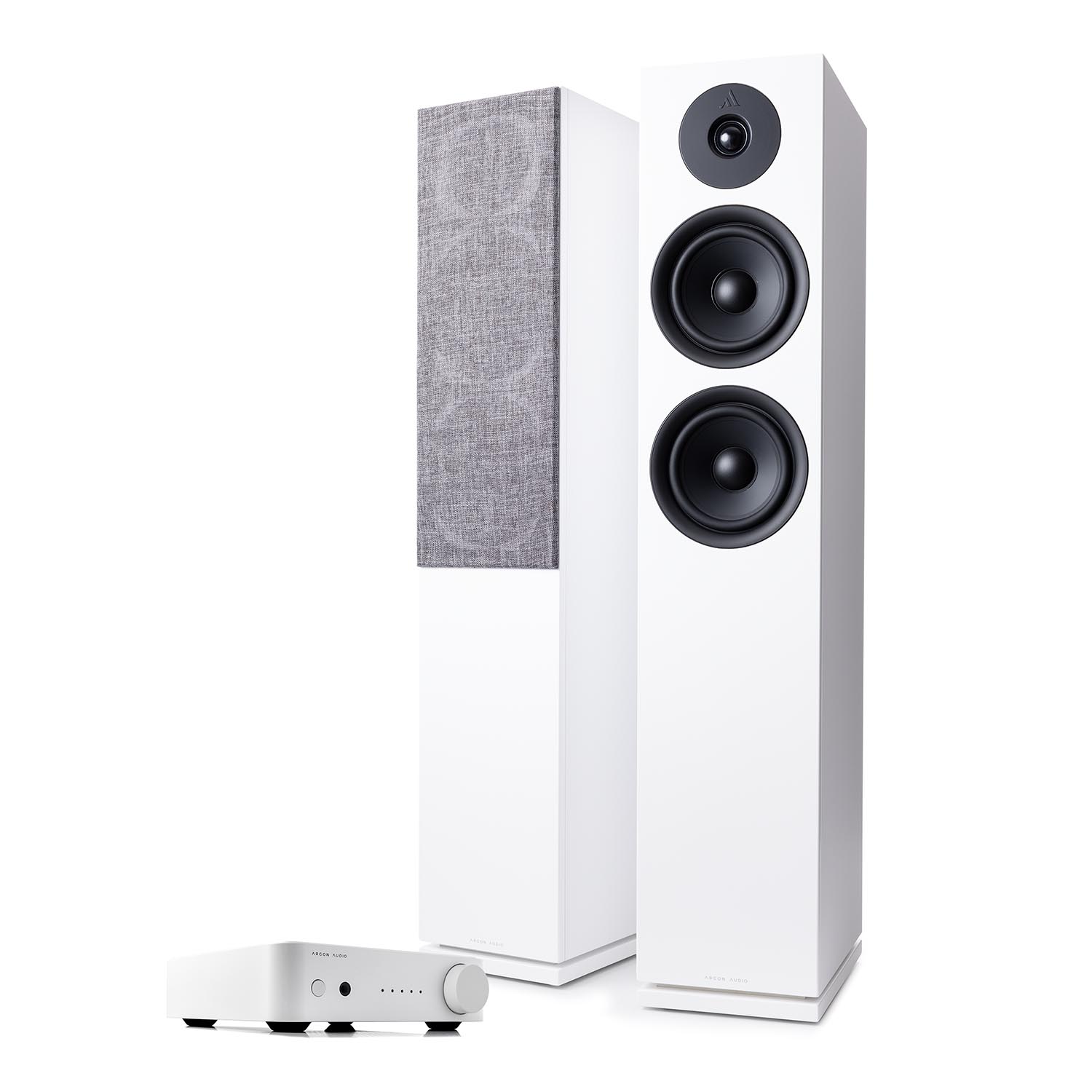 Argon Audio FORUS55 + SA1 Mk2 Stereoanläggning till TV