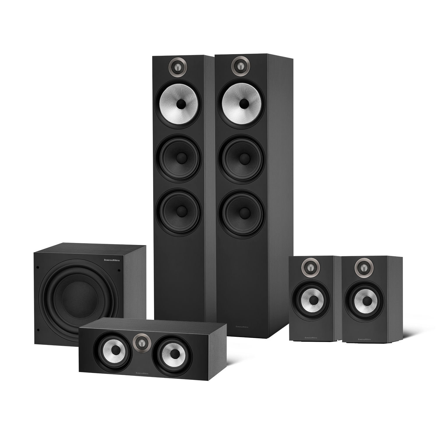 Bowers & Wilkins 603 surround system 5.1 Högtalarsystem